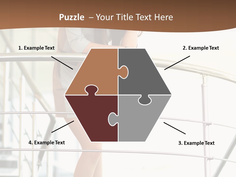 Woman Background Indoor PowerPoint Template