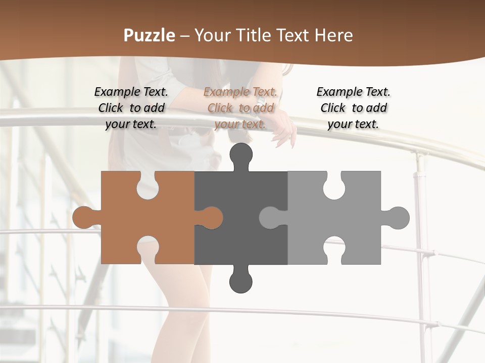 Woman Background Indoor PowerPoint Template