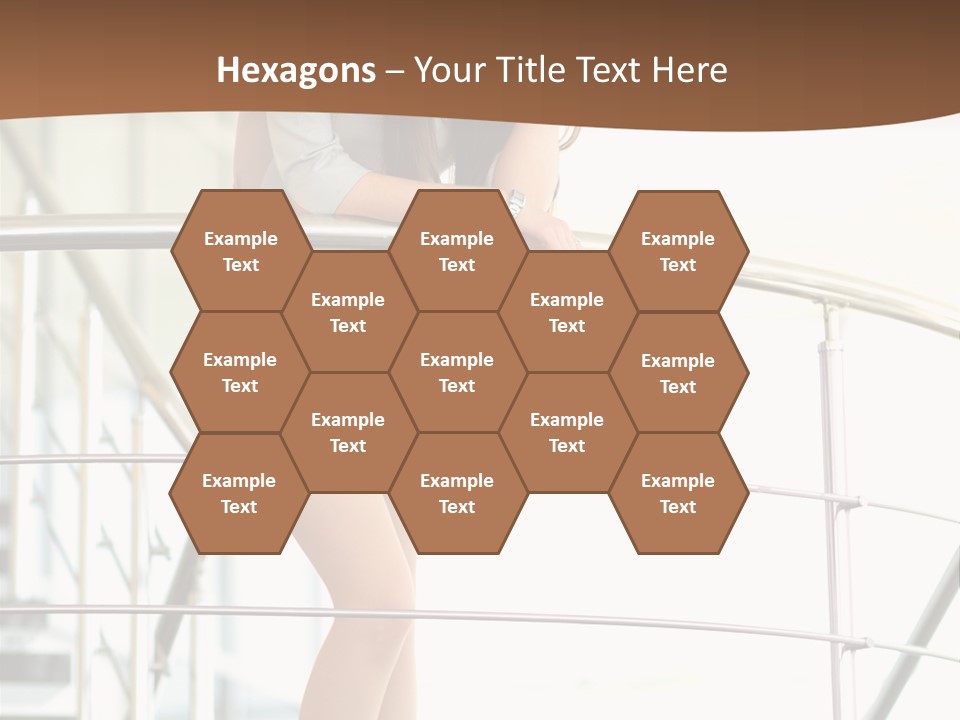 Woman Background Indoor PowerPoint Template