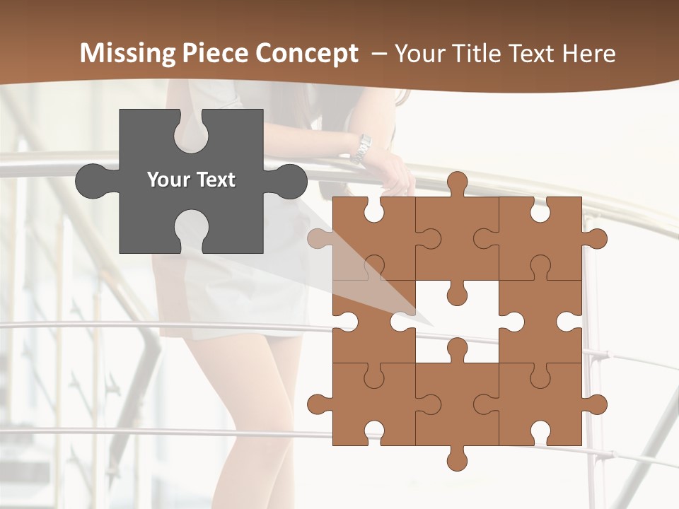 Woman Background Indoor PowerPoint Template