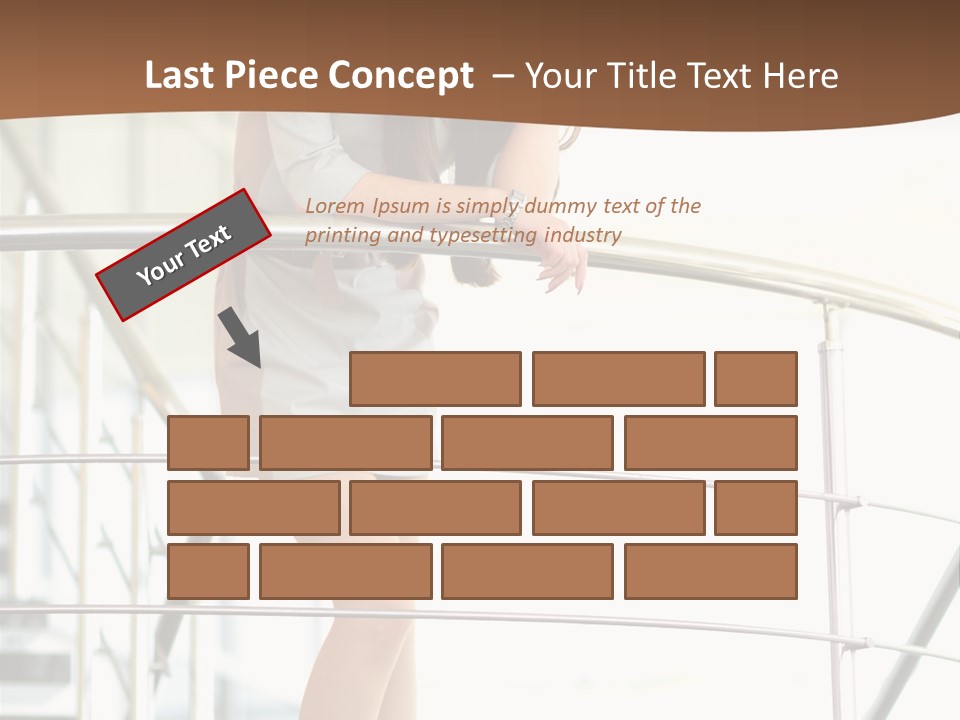 Woman Background Indoor PowerPoint Template