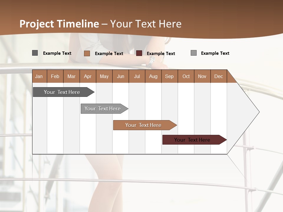 Woman Background Indoor PowerPoint Template