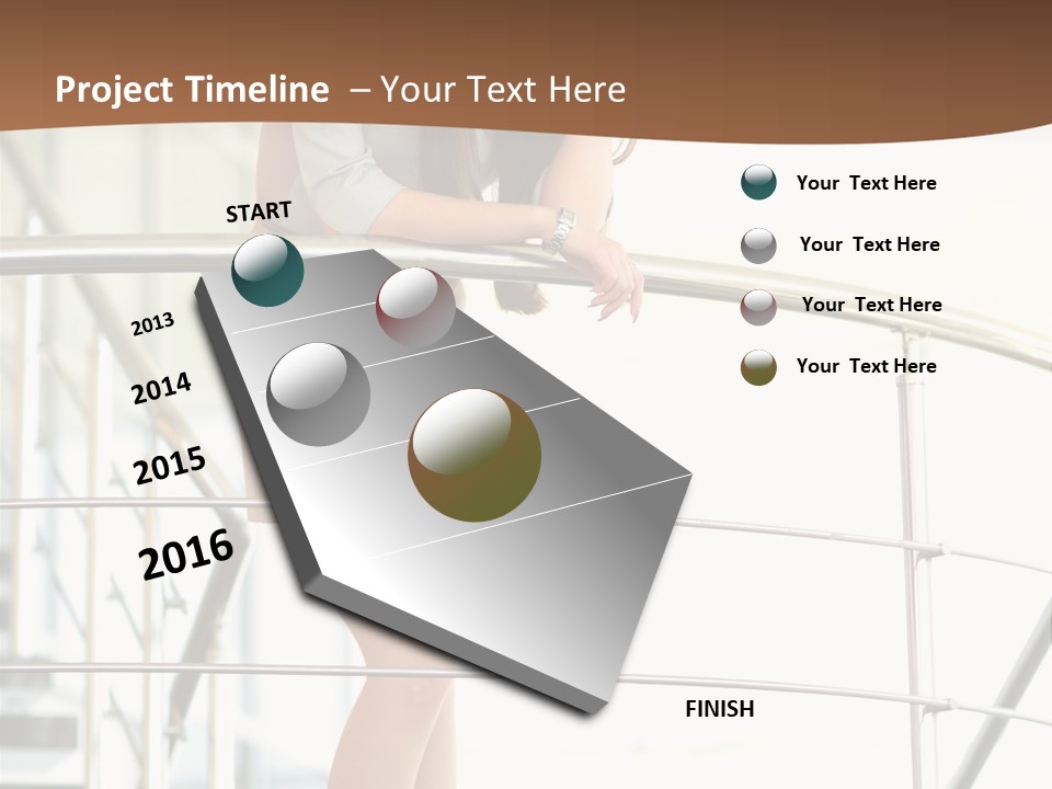 Woman Background Indoor PowerPoint Template