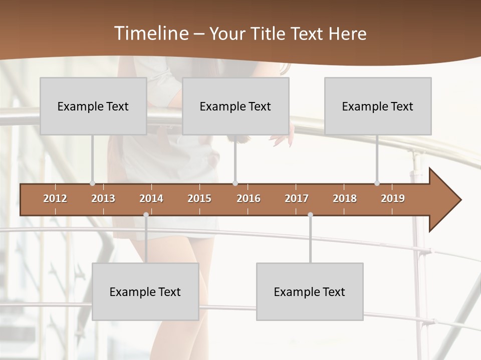 Woman Background Indoor PowerPoint Template