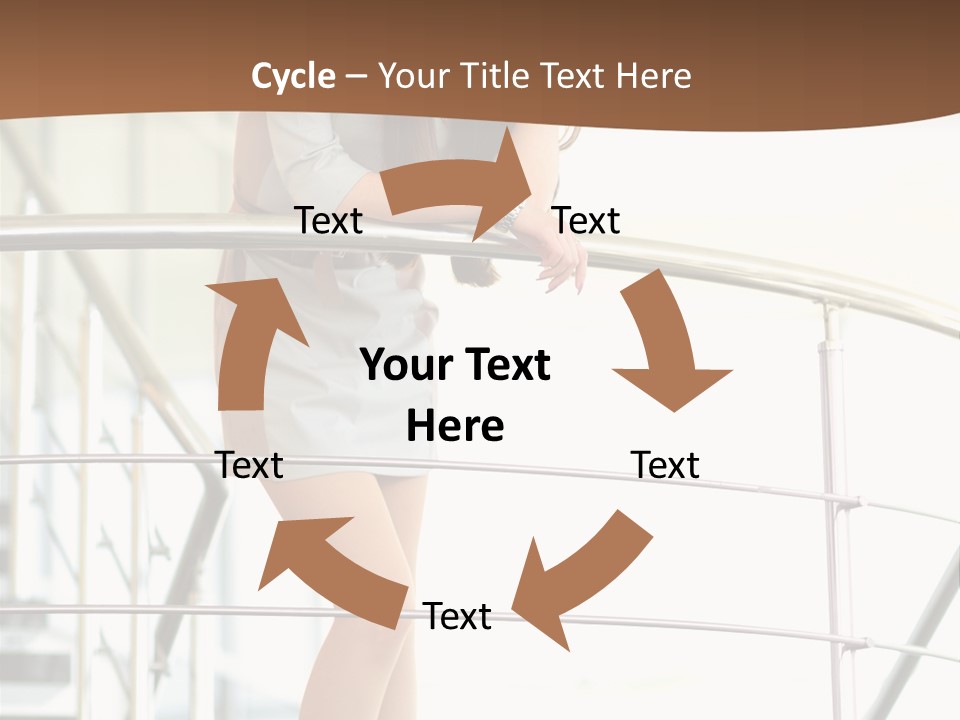 Woman Background Indoor PowerPoint Template