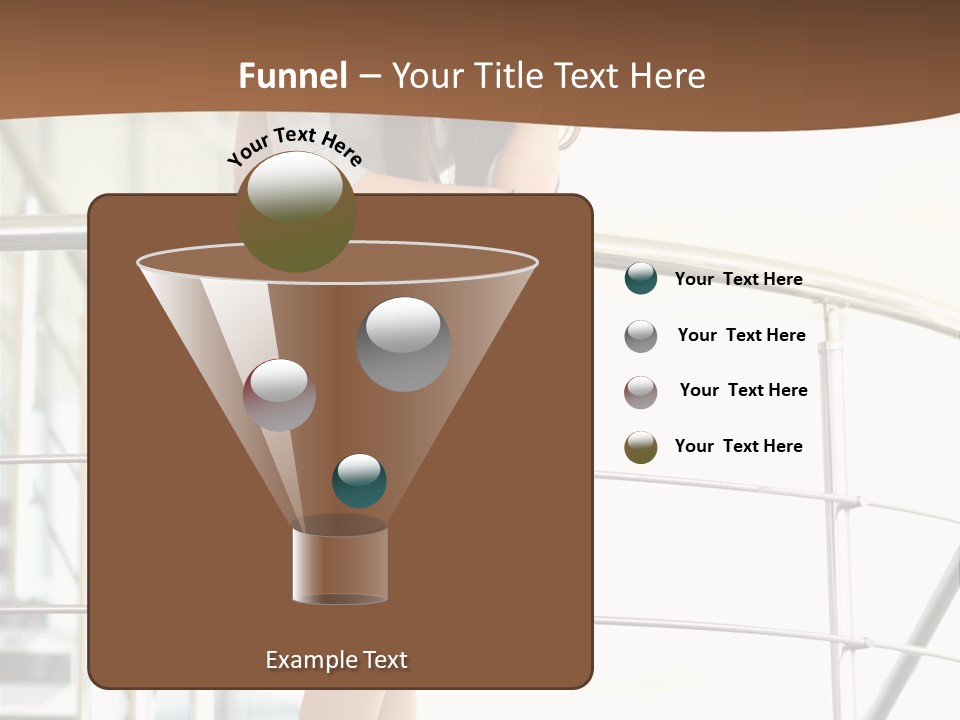 Woman Background Indoor PowerPoint Template