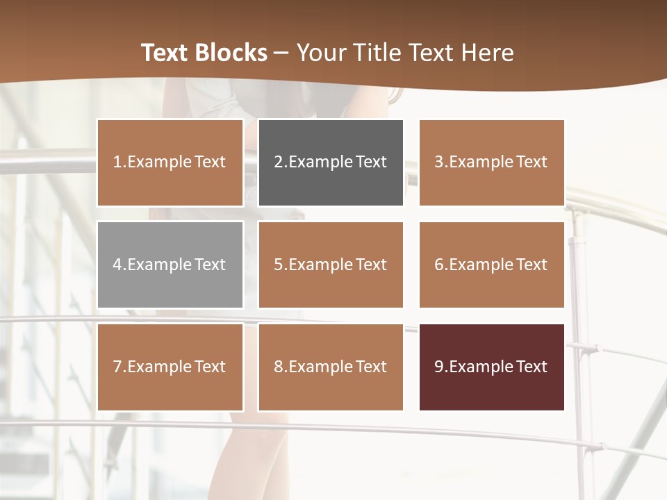 Woman Background Indoor PowerPoint Template