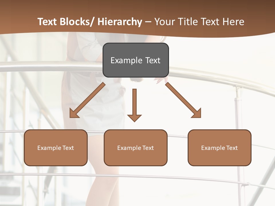 Woman Background Indoor PowerPoint Template