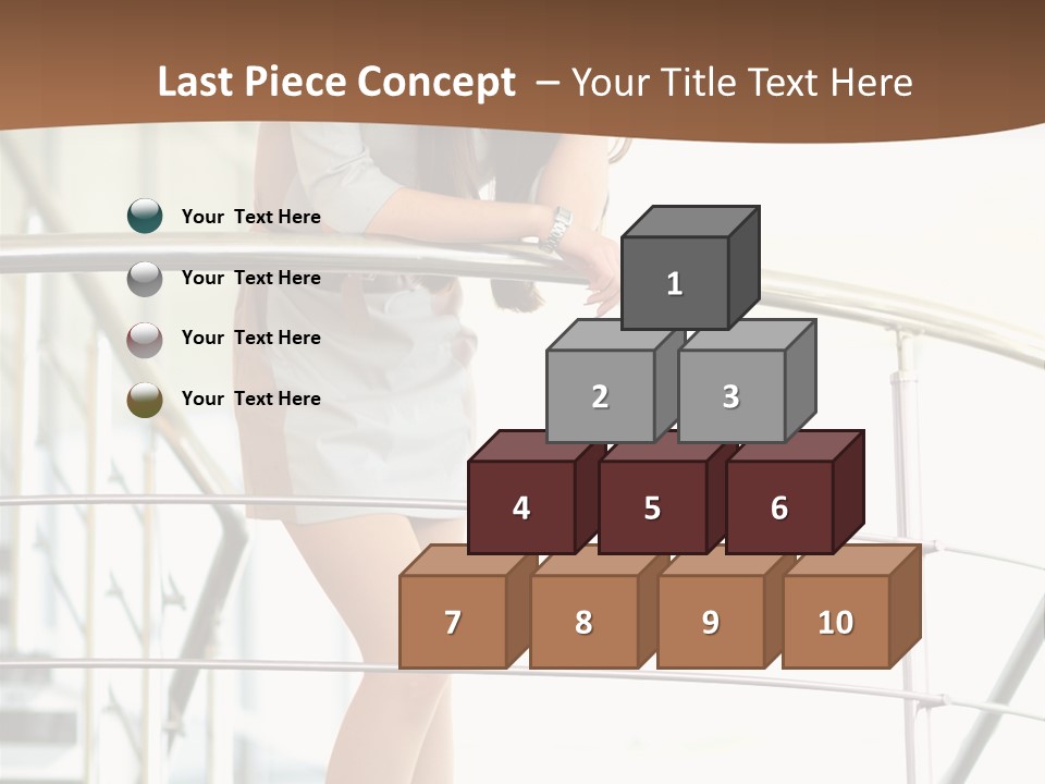 Woman Background Indoor PowerPoint Template