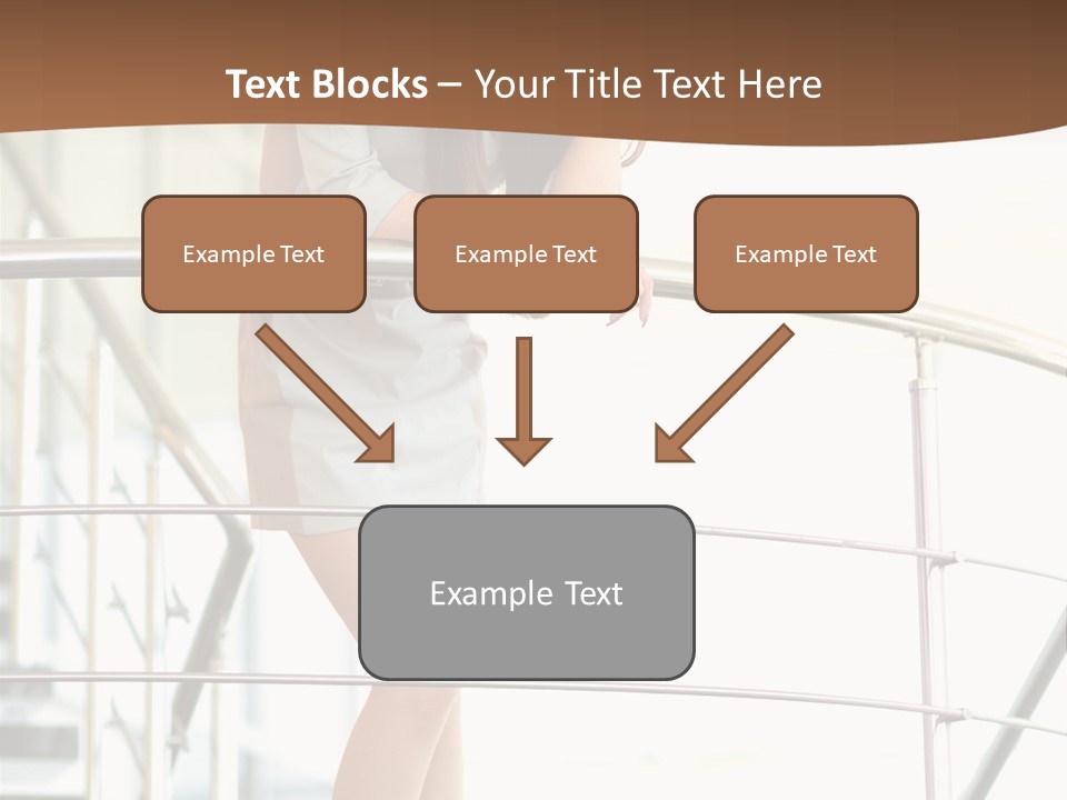 Woman Background Indoor PowerPoint Template