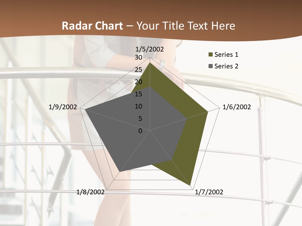 Woman Background Indoor PowerPoint Template