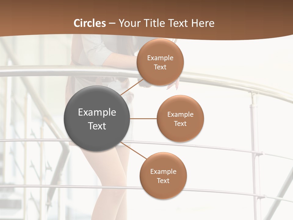 Woman Background Indoor PowerPoint Template