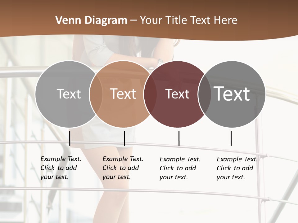 Woman Background Indoor PowerPoint Template