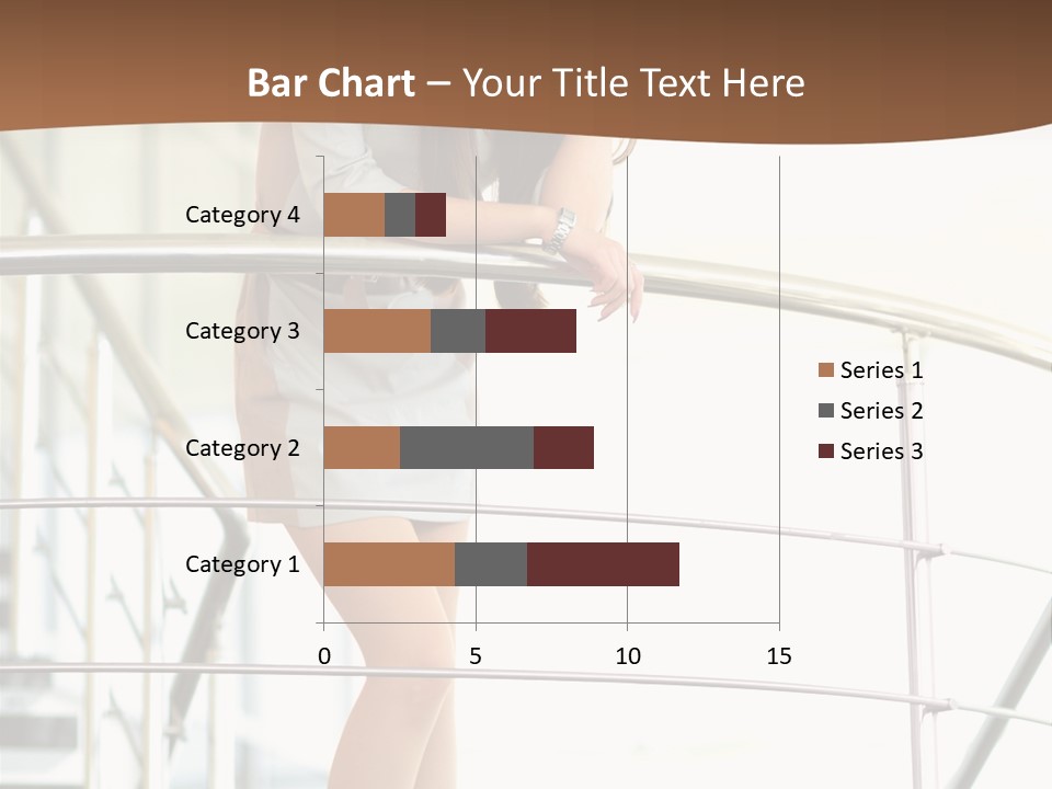 Woman Background Indoor PowerPoint Template