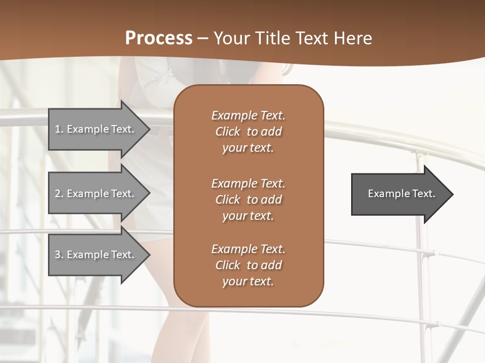 Woman Background Indoor PowerPoint Template