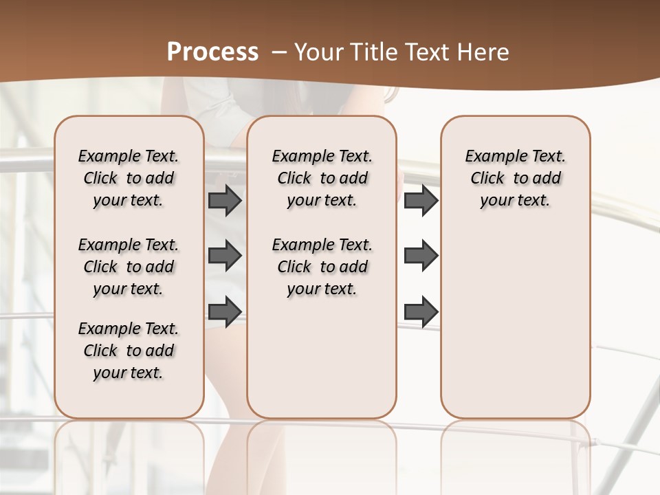 Woman Background Indoor PowerPoint Template