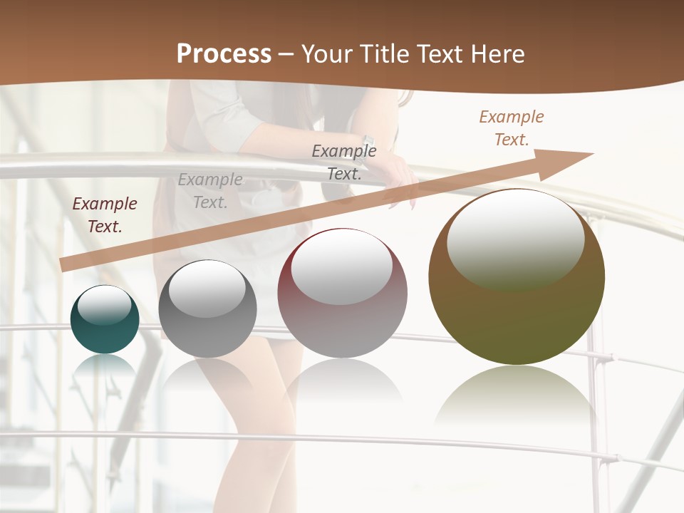 Woman Background Indoor PowerPoint Template