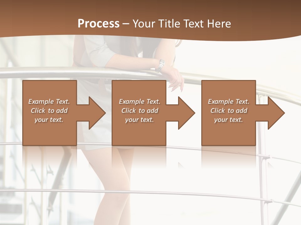 Woman Background Indoor PowerPoint Template