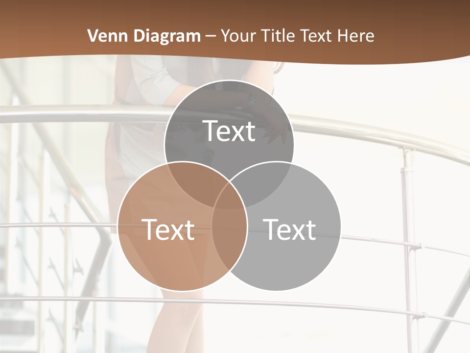 Woman Background Indoor PowerPoint Template