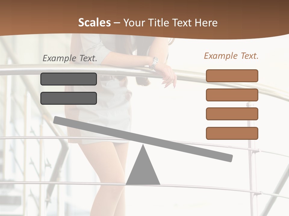 Woman Background Indoor PowerPoint Template