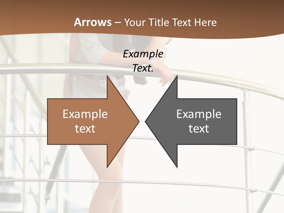 Woman Background Indoor PowerPoint Template