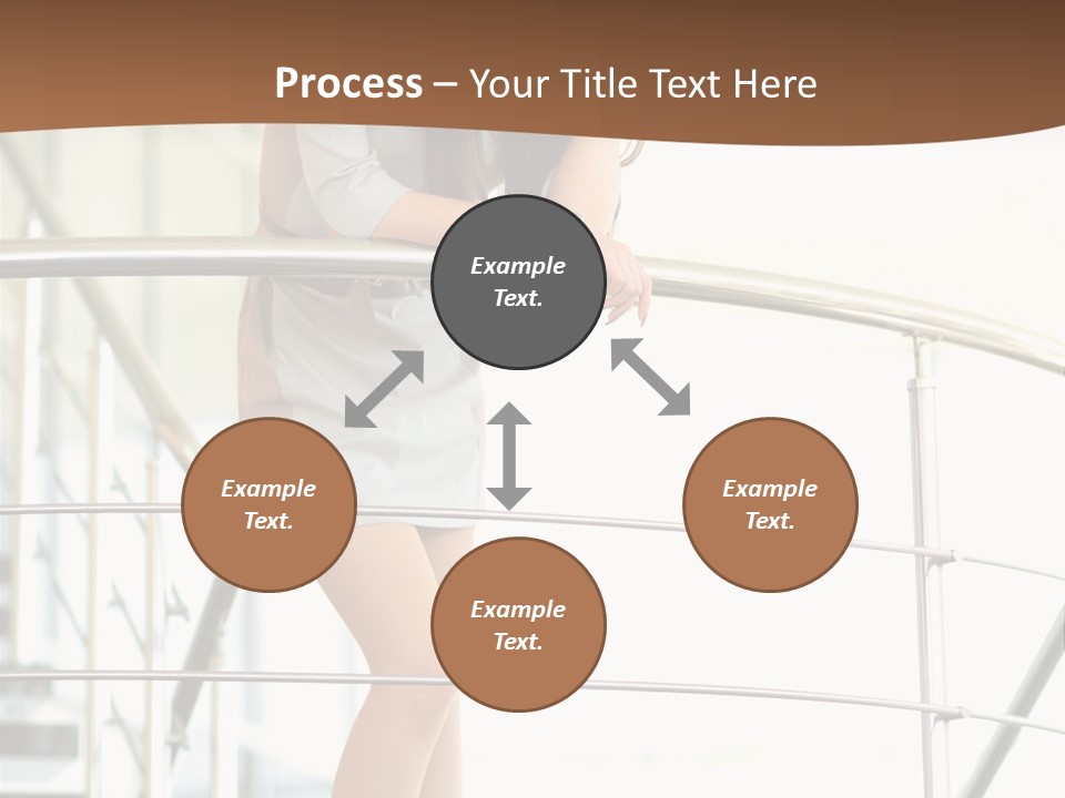 Woman Background Indoor PowerPoint Template