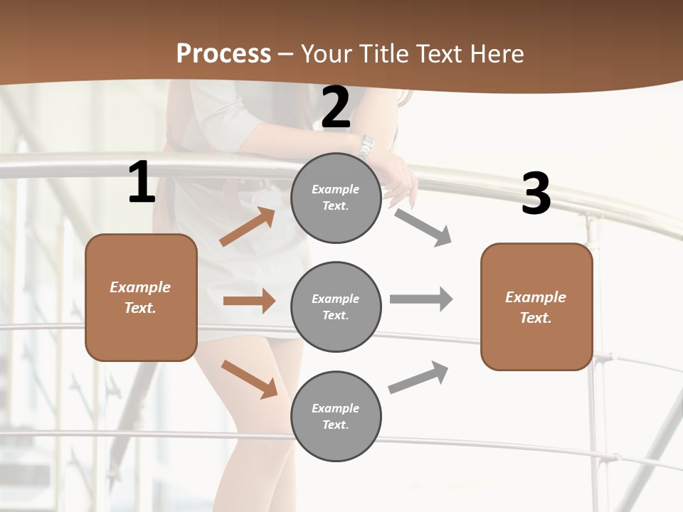 Woman Background Indoor PowerPoint Template