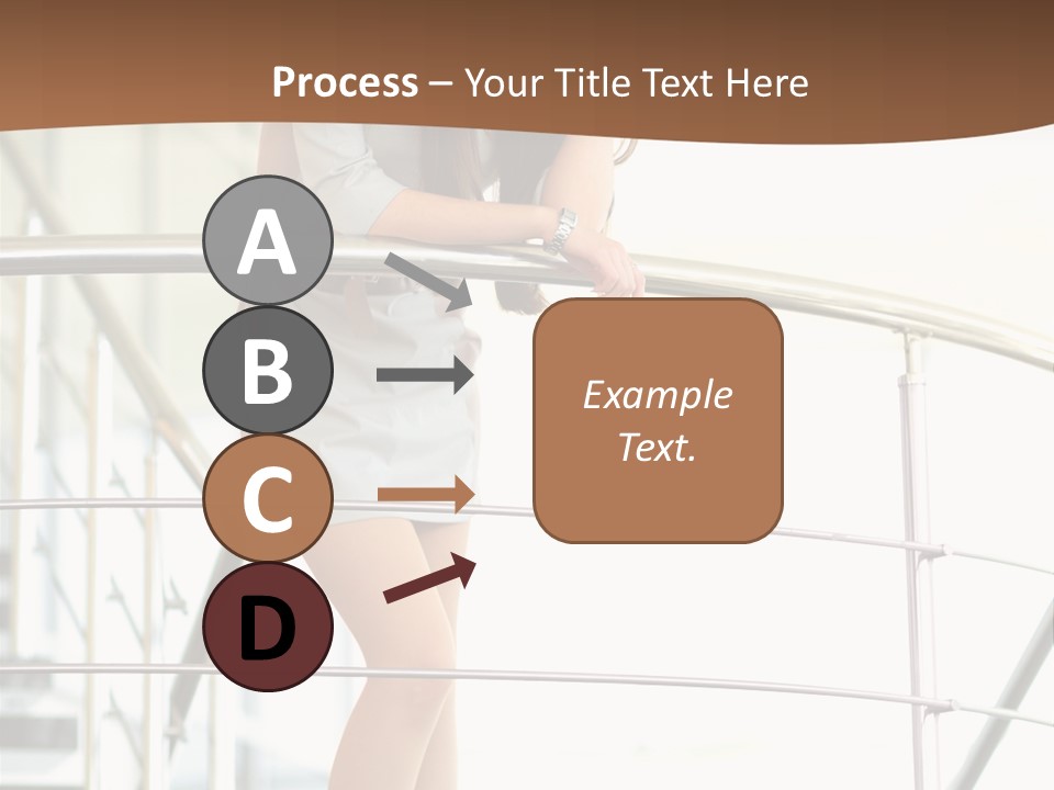 Woman Background Indoor PowerPoint Template