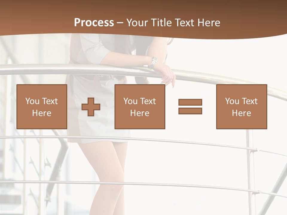 Woman Background Indoor PowerPoint Template