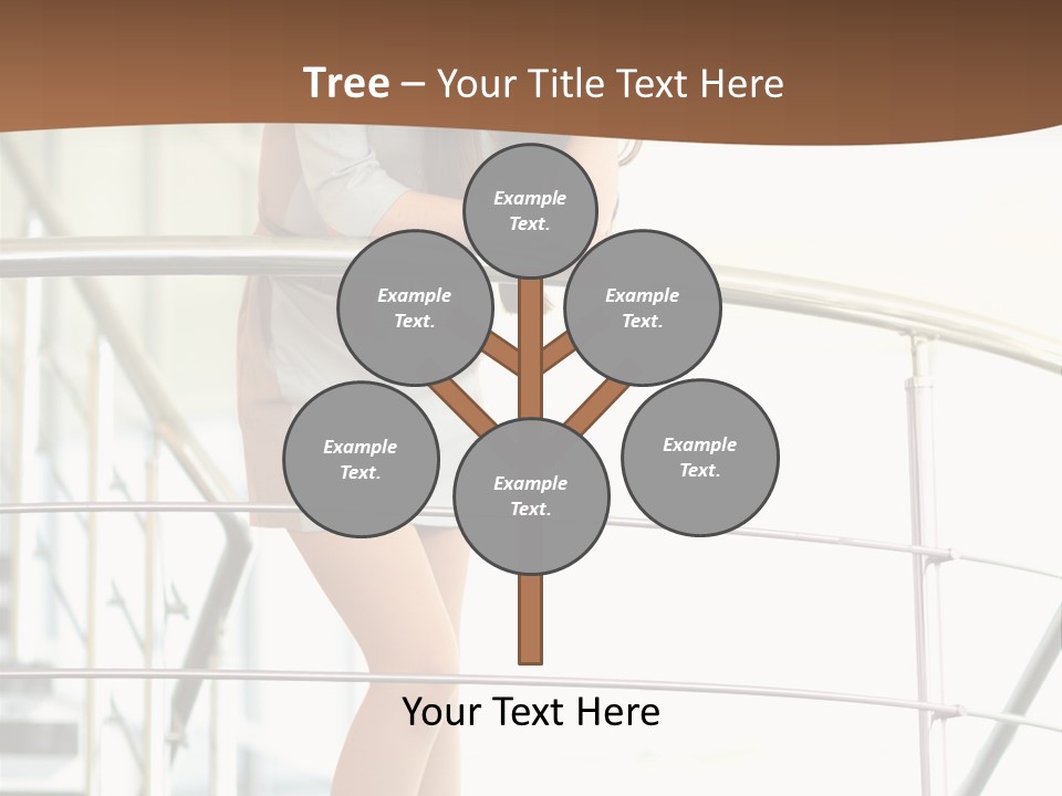 Woman Background Indoor PowerPoint Template