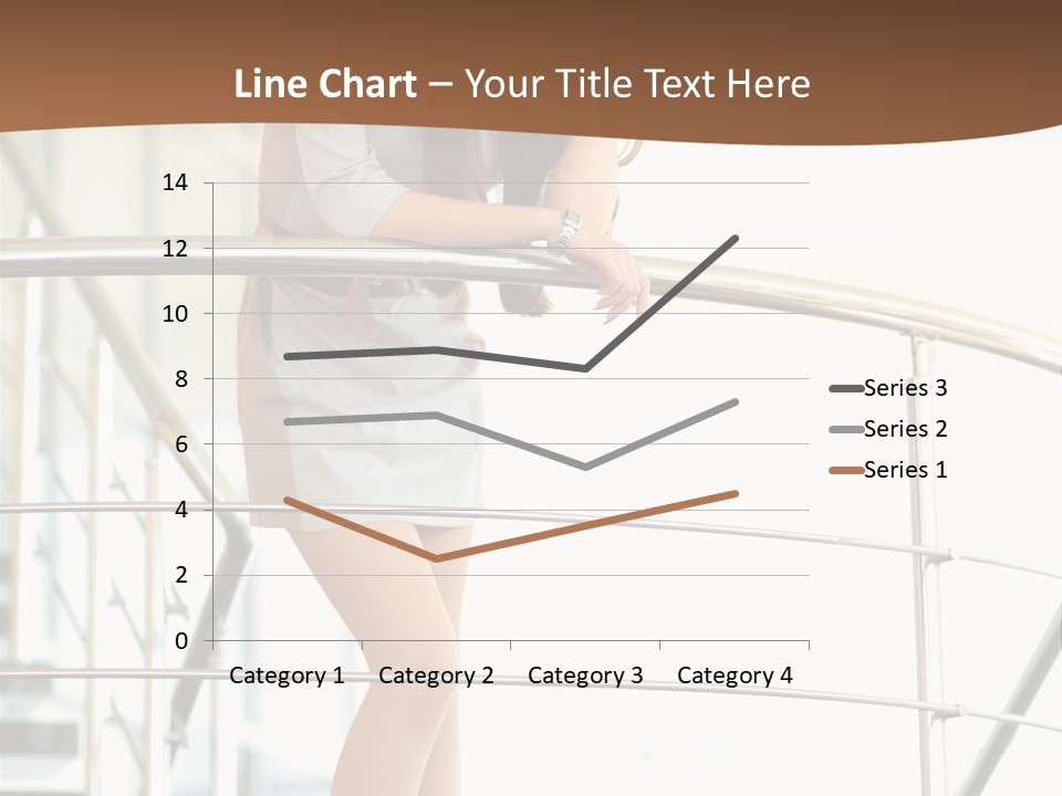 Woman Background Indoor PowerPoint Template