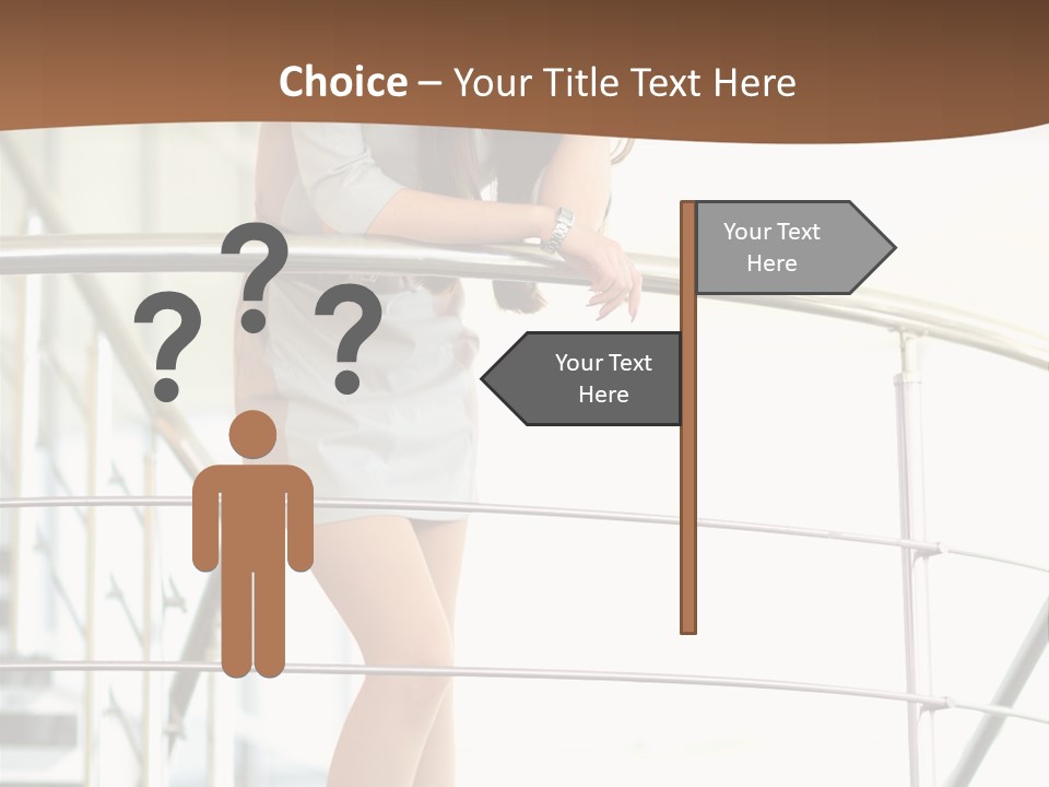 Woman Background Indoor PowerPoint Template