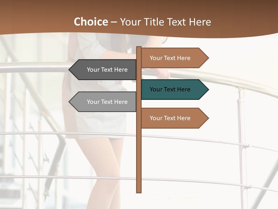 Woman Background Indoor PowerPoint Template