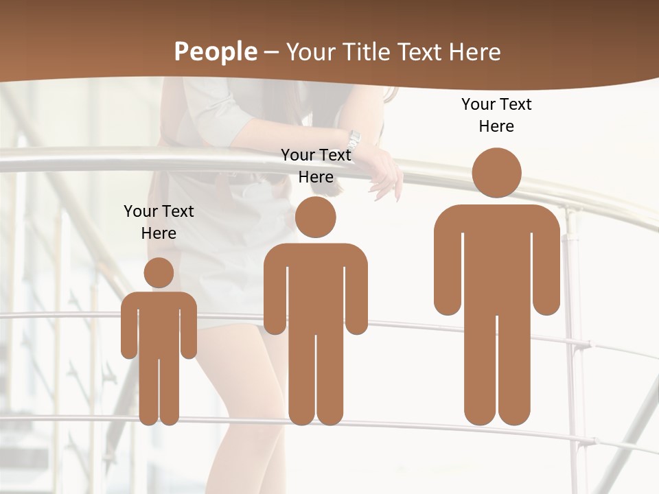 Woman Background Indoor PowerPoint Template