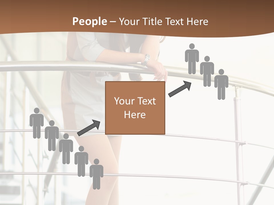 Woman Background Indoor PowerPoint Template