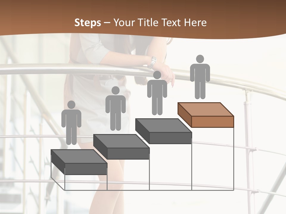 Woman Background Indoor PowerPoint Template