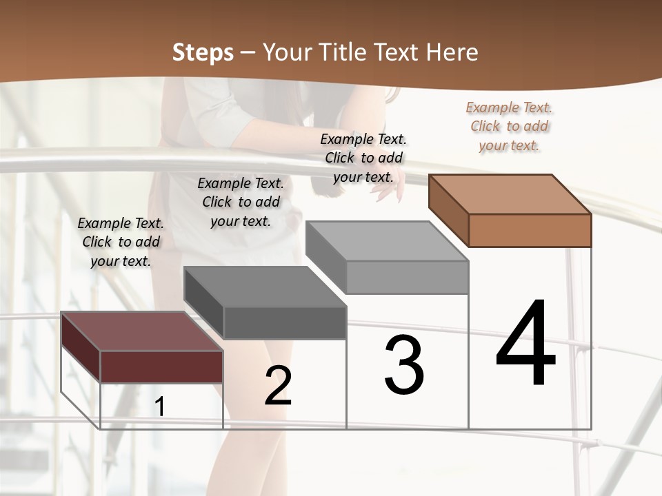 Woman Background Indoor PowerPoint Template