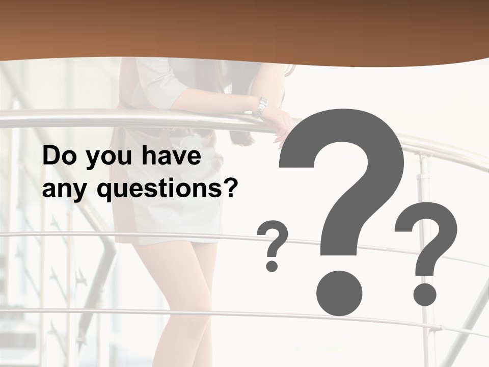 Woman Background Indoor PowerPoint Template