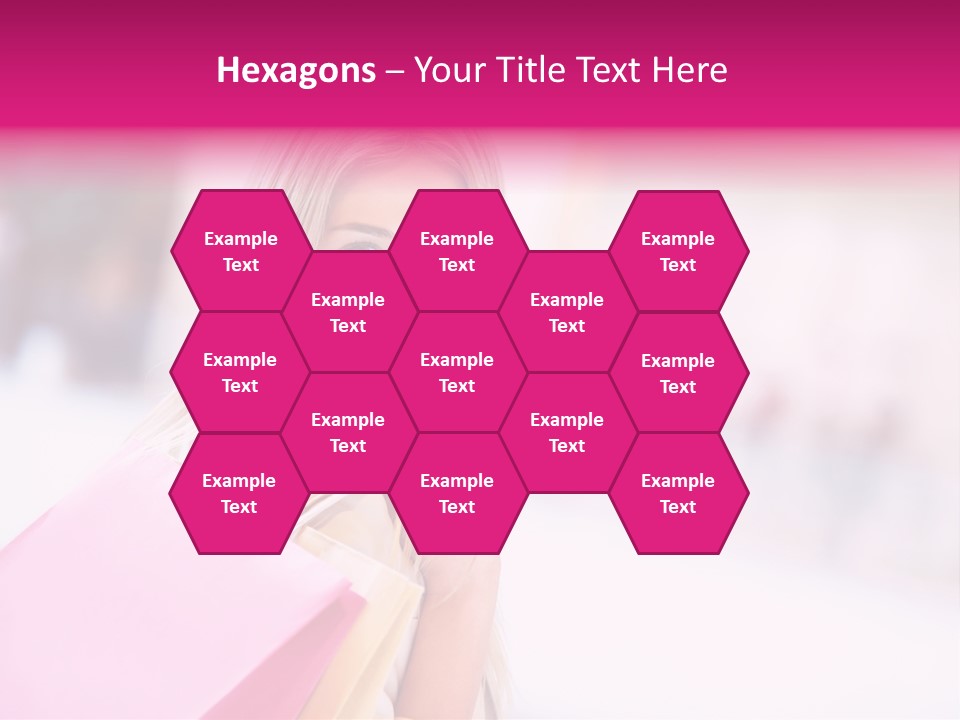 Smiling Woman Girl PowerPoint Template