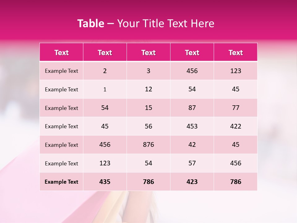 Smiling Woman Girl PowerPoint Template