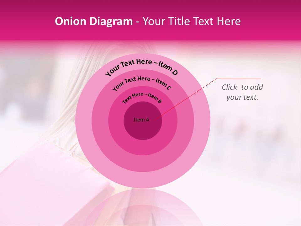 Smiling Woman Girl PowerPoint Template