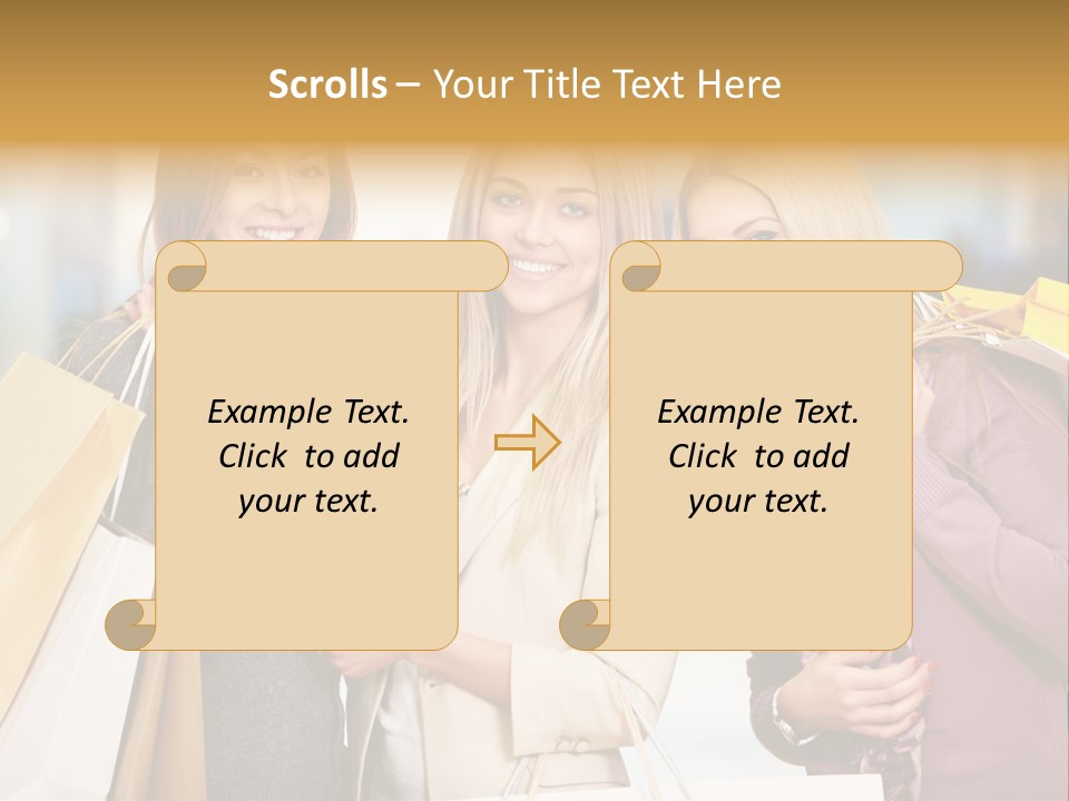 Beautiful Friendship Looking PowerPoint Template