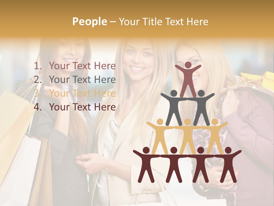 Beautiful Friendship Looking PowerPoint Template