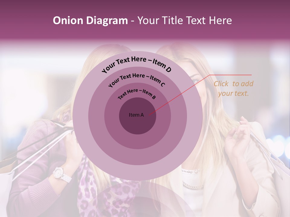 Cute Blond Attractive PowerPoint Template