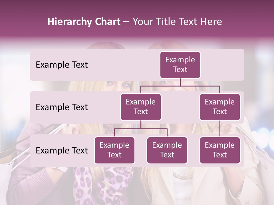 Cute Blond Attractive PowerPoint Template
