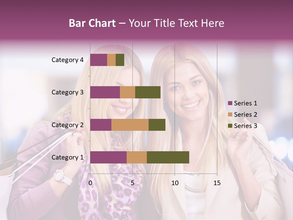 Cute Blond Attractive PowerPoint Template