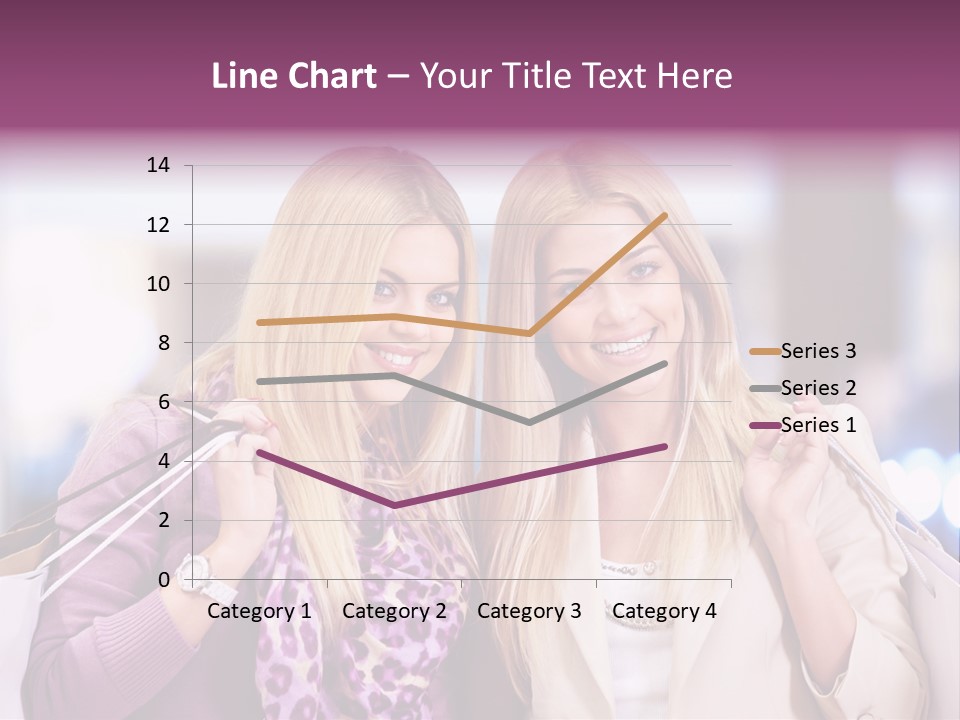 Cute Blond Attractive PowerPoint Template