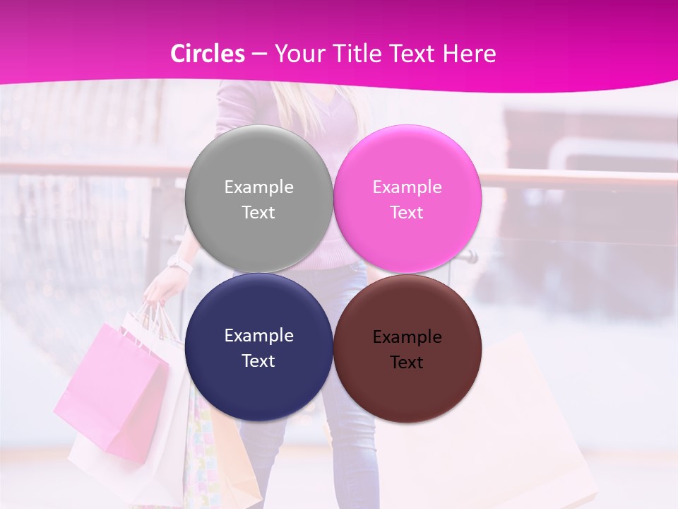 Holding Consumerism Beautiful PowerPoint Template