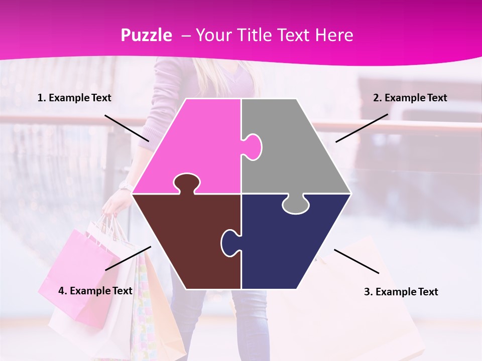 Holding Consumerism Beautiful PowerPoint Template