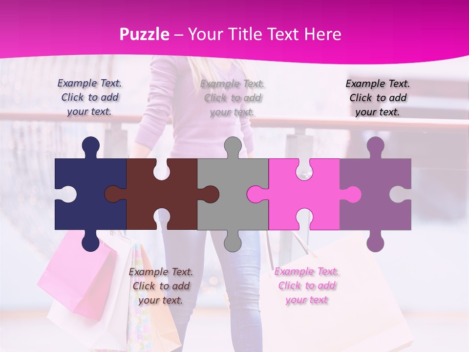 Holding Consumerism Beautiful PowerPoint Template